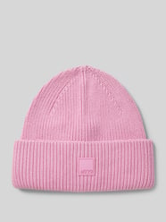 Beanie mit Label-Badge von Marc O'Polo Denim Rosa - 32