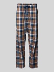 Straight Leg Pyjama-Hose mit Tunnelzug von Schiesser Beige - 21