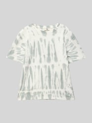 T-shirt met geribde ronde hals van Garcia - 36