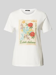 T-Shirt mit Rundhalsausschnitt Modell 'ZIRLO' von Weekend Max Mara Weiß - 20