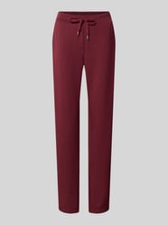Sweatpants met elastische band, model ‘Banu’ van Soyaconcept Bordeaux - 21