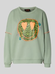 Oversized bluza z nadrukiem z motywem Model „Heartface” od miss goodlife - 36