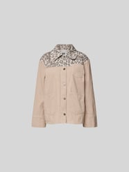 Cordjacke mit Animal-Print von BAUM & PFERDGARTEN Beige - 29