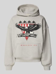 Bluza z kapturem o kroju oversized z mieszanki bawełny od RHUDE - 32