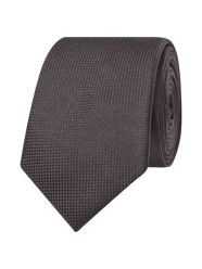 Krawatte mit fein strukturiertem Muster von Selected Homme Schwarz - 21