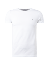 Slim Fit T-Shirt mit Rundhalsausschnitt von Tommy Hilfiger Weiß - 8