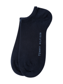 Set van twee paar sneakersokken van Tommy Hilfiger Blauw / turquoise - 8