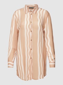 Lange blouse met streepmotief van ARMANI EXCHANGE Bruin - 42