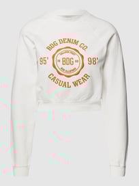 Kort sweatshirt met labelstitching van BDG Urban Outfitters Wit - 21