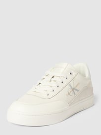 Sneakers met labeldetails, model 'CLASSIC CUPSOLE LACEUP' van Calvin Klein Jeans Wit - 26