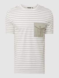 T-Shirt mit Pattentasche  von Antony Morato Weiß - 19