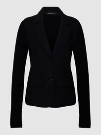 Blazer in gebreide look van Marc Cain Grijs / zwart - 35