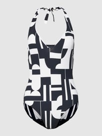 Badpak met all-over print van Esprit Grijs / zwart - 19