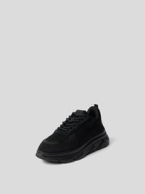 Sneaker mit Kontrastbesatz von Copenhagen Grau / Schwarz - 42