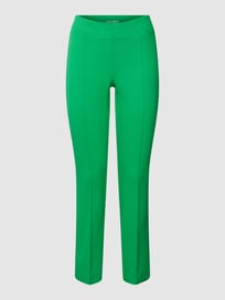 Stoffhose mit Ziernähten Modell 'RANEE EASY KICK' von Cambio Grün - 1