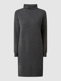 Strickkleid mit Schurwoll-Anteil  von Marc O'Polo Grau / Schwarz - 45