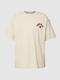 T-Shirt mit Label-Stitching von Tommy Jeans Weiß - 24