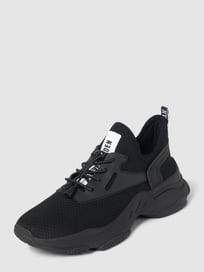 Sock-Sneaker mit Label-Patch Modell 'MATCH' von Steve Madden Grau / Schwarz - 4