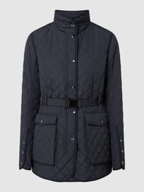Steppjacke mit Taillengürtel  von Windsor Blau / Türkis - 5
