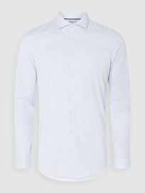 Super slim fit zakelijk overhemd met stretchgehalte van Jake*s Blauw / turquoise - 15