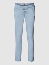 Hose mit Label-Details von Buena Vista Blau / Türkis - 27