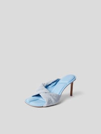 Pantoletten mit Pfennigabsatz von Jacquemus Blau / Türkis - 6