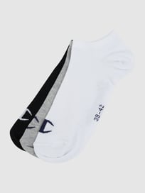 Sneakersocken mit Stretch-Anteil im 3er-Pack  von CHAMPION Grau / Schwarz - 3