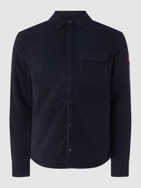 Overhemdjack van fleece, model 'Heidal'  van Napapijri Blauw / turquoise - 32