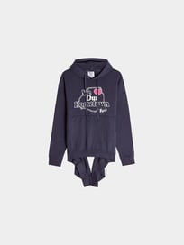 Asymmetrischer Hoodie von VETEMENTS Blau / Türkis - 9