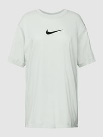 Oversized T-shirt met logostitching van Nike Grijs / zwart - 22