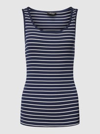 Tanktop mit Streifenmuster Modell 'KELLY' von Lauren Ralph Lauren Blau / Türkis - 36