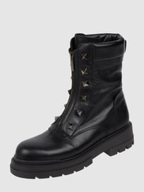 Lederboots mit Nieten  von ALPE Grau / Schwarz - 13