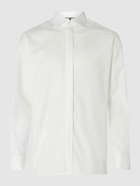 Regular Fit Business-Hemd aus Twill von Eterna Weiß - 21
