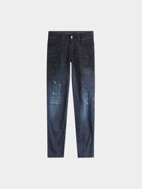 Jeans im Distressed-Look von Dsquared2 Blau / Türkis - 20