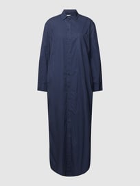 Blousejurk van puur biologisch katoen, model 'SVENIKAA' van Armedangels Blauw / turquoise - 2