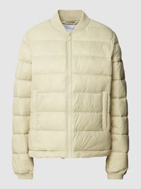 Gewatteerd jack met opstaande kraag van comma Casual Identity Groen - 34