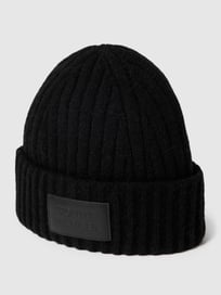 Beanie met labelpatch, model 'TOMMY MODERN' van Tommy Hilfiger Grijs / zwart - 7