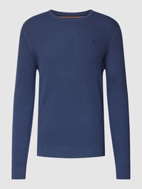 Strickpullover mit Strukturmuster von Lerros Blau / Türkis - 25