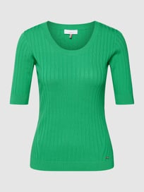 T-Shirt in Strick-Optik Modell 'GIULIA' von Cinque Grün - 11
