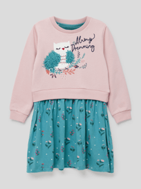 Jurk met statementstitching van Happy Girls Roze - 45