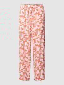 Pyjama-Hose mit Allover-Muster von Esprit Rot - 18