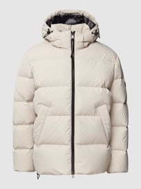 Donsjack in doorgestikte look, model 'Basic Down Puffer Blouson' van Marc O'Polo Wit - 40