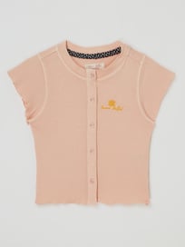 T-shirt met knoopsluiting, model 'Henrieke' van VINGINO Roze - 44