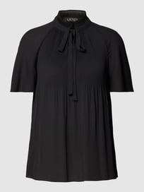 Blouseshirt met plissévouwen van Lauren Ralph Lauren Grijs / zwart - 23