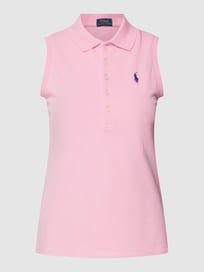 Poloshirt mit Label-Stitching Modell 'JULIE' von Polo Ralph Lauren Rosa - 2