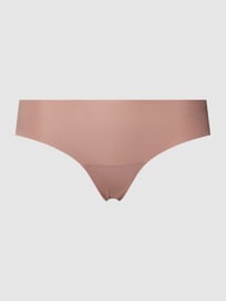 Slip im unifarbenen Design Modell 'ZERO MICROFIBRE 2.0' von Sloggi Braun - 31