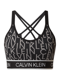 Bustier met logomotief  van Calvin Klein Performance Grijs / zwart - 18