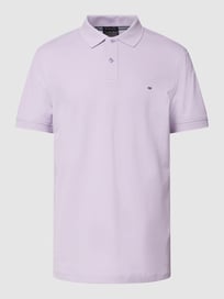 Poloshirt mit Label-Stitching von Christian Berg Men Lila - 35