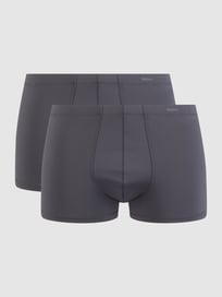 Trunks aus Mikrofaser im 2er-Pack  von Skiny Grau / Schwarz - 29