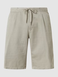 Korte broek met linnen  van Windsor Bruin - 48